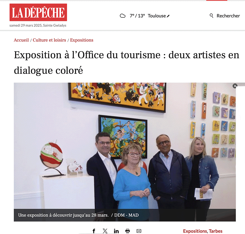 Photo des artistes et des organisateurs à l'OT de Tarbes