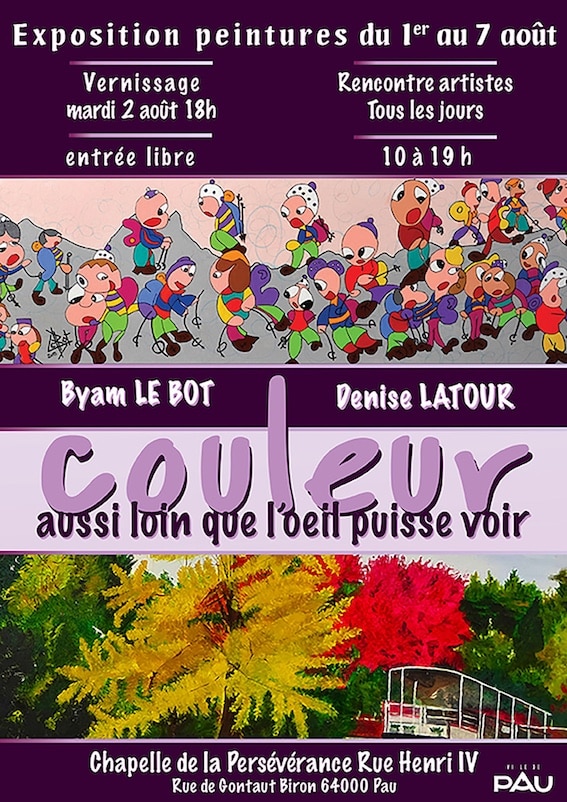 Couleur, aussi loin que l’œil puisse voir.