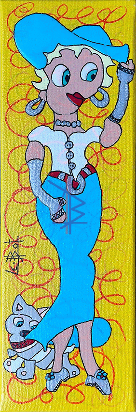 La Cht'ite Dame Bleue